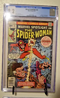 Buy Marvel Spotlight #32 CGC 9.2  Spider Woman  1st Appearance 1977 • 238.29£