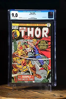 Buy THE MIGHTY THOR #245 CGC 9.0 March 1976 1st App HE WHO REMAINS Time-Keepers • 103.89£