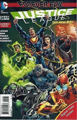Buy Justice League #24 (NM)`13 Johns/ Reis (Combo Cover/ Sealed) • 4.95£