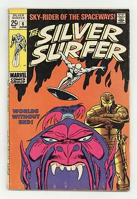 Buy Silver Surfer #6 GD/VG 3.0 1969 • 26.38£