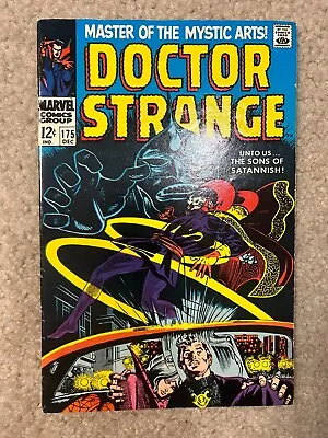 Buy Doctor Strange #175 The Sons Of Satannish, Gene Colan, VF, 8.0, White Pages • 43.97£