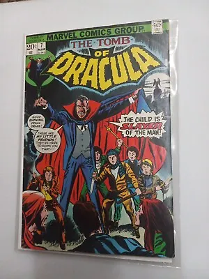 Buy The Tomb Of Dracula # 7 Marvel Horror Comic 1st Quincy & Edith Harker Wolfman • 20.08£