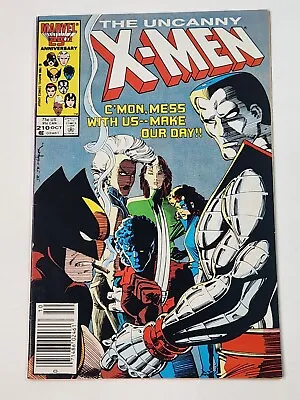 Buy Uncanny X-Men 210 NEWSSTAND Signed By Chris Claremont No COA Copper Age 1986 • 39.41£