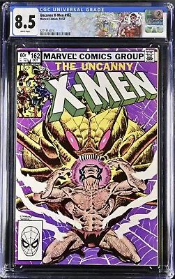 Buy Uncanny X-Men #162 Marvel 1982 Wolverine Brood. CGC 8.5. New Slab. Custom Label • 39.94£