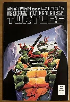 Buy Teenage Mutant Ninja Turtles #16 (Mirage,1988) VF 8.0, Black And White Artwork • 14.29£