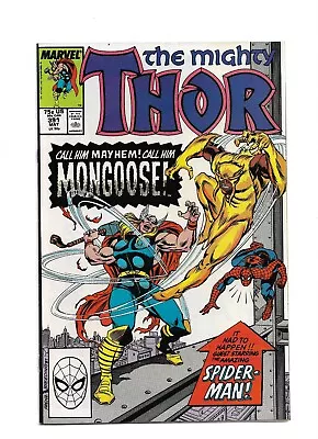 Buy The Mighty Thor #391 1st Eric Masterson (Thunderstrike) And Mongoose Marvel • 7.12£