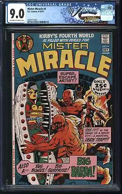 Buy D.C Comics Mister Miracle 4 10/71 FANTAST CGC 9.0 Off White To White Pages • 202.28£