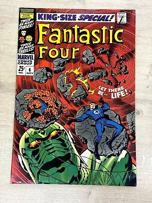 Buy Marvel Comic Fantastic Four #6 November 1968, Richards, Annihilus, Vg/fn 5.0 • 150£
