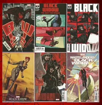 Buy Black Widow #5, 6, 7, 12 Wastelanders #1 2021 - Adam Hughes - Lot Of 6 All NM+ • 12.78£