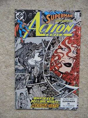 Buy ACTION COMICS #645 - DC Comics - Sep.1989 - 1st App. Of MAXIMA - VF/NM • 8.50£