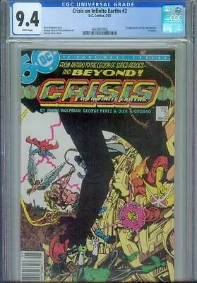 Buy Crisis On Infinite Earths #2 Cgc 9.4, 1985, Newsstand Edition • 51.45£