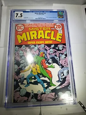 Buy Mister Miracle #15 1973 Origin1st Appearance- Shilo Norman CGC 7.5 Slabbed 2023 • 76.92£