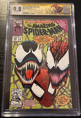 Buy ASM 363 SS CGC 9.8 CUSTOM LABEL Signed Bagley Spider-Man 3rd Appearance Carnage • 359.64£