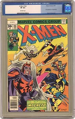 Buy Uncanny X-Men #104 CGC 8.0 1977 0112471006 1st App. Starjammers • 203.88£
