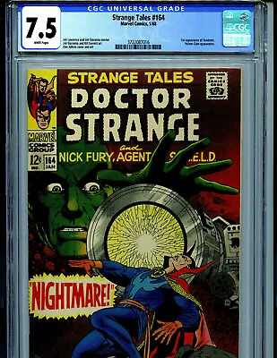 Buy Strange Tales #164 CGC 7.5 1968 Marvel  1st Yandroth Amricons E3 • 221.17£