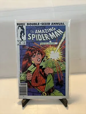 Buy The Amazing Spider-Man 19 Marvel Comic Book 1985 Double Sized Annual Mary Jane • 7.93£