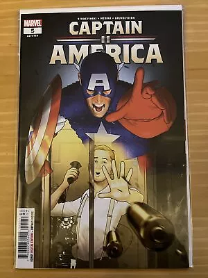 Buy Marvel Captain America #5 LGY #755 Variant Cover Bagged Boarded New • 1.75£