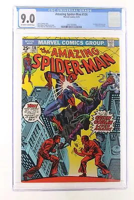 Buy Amazing Spider-Man #136 - Marvel Comics 1974 CGC 9.0 1st Harry Osborn As The New • 172.73£