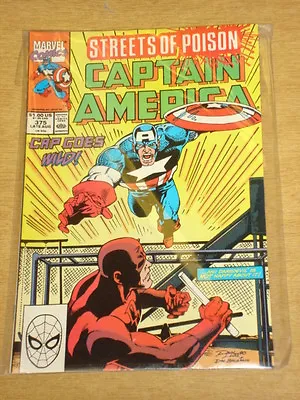 Buy Captain America #375 Marvel Comic High Grade Nice Condition August 1990 • 4.99£