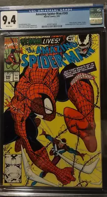 Buy Amazing Spider-Man 345  CGC 9.4 NM  White Pages • 43.36£