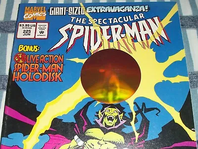 Buy The Spectacular Spider-Man #225 Cool Holodisk From June 1995 In F/VF Con. DM • 7.19£