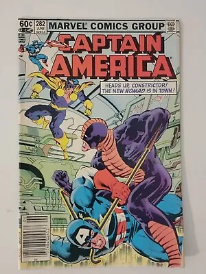 Buy Captain America #282 Marvel Comics 1983 Newsstand Variant 1st App Nomad • 9.73£