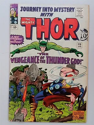 Buy Thor Journey Into Mystery #115 Vg (4.0) April 1965 Marvel Comics ** • 26.99£