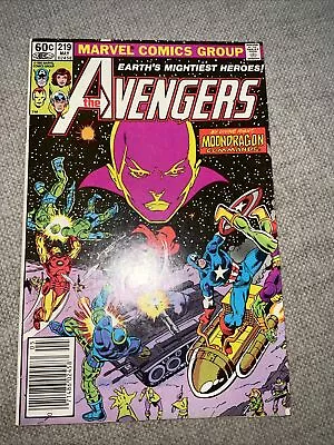 Buy The Avengers #219 (May 1982, Marvel) • 3.96£