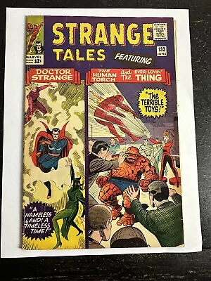 Buy Strange Tales #133 (1965) 5.0 VG Marvel Silver Age Key Issue 1st Shazana App • 27.71£