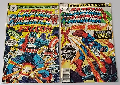 Buy Captain America #197 + #216, Marvel Comics 1976/77, 2 Issue Bronze Age Lot • 5.99£