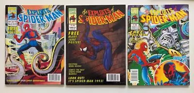 Buy Exploits Of Spider-Man #4, 5 & 6 All Posters Attached (Marvel UK 1993) NM Mags • 22.46£