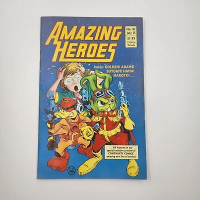 Buy Amazing Heroes #51 FANTAGRAPHICS 1981 Series Bucky O' Hare • 7.89£