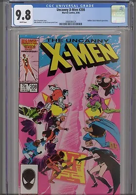 Buy Uncanny X-Men #208 CGC 9.8 1986 Marvel Comics Hellfire Club & Nimrod App • 80.39£