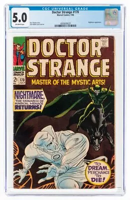 Buy Doctor Strange #170 (Marvel, 1968) CGC 5.0 - KEY • 62.46£