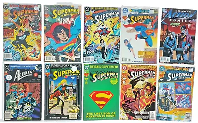 Buy Action Comics Lot Of 10 Featuring Superman (DC) • 7.15£
