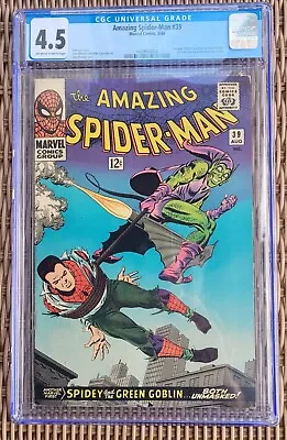 Buy Amazing Spider-Man #39 CGC 4.5 1966 4409654004 • 197.65£