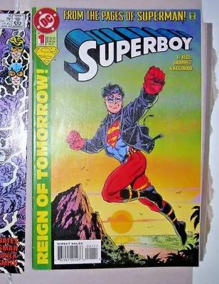 Buy Superboy # 1 DC COMIC VF- FEBRUARY 1994 Grummett Kesel Modern Age MORE LISTED • 2.50£