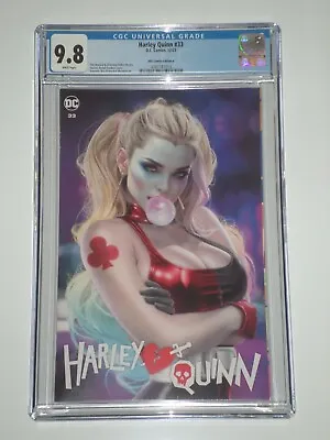 Buy Harley Quinn 33 (2023 DC) CGC 9.8 KRS Comics Edition A, Natali Sanders Cover • 45.77£