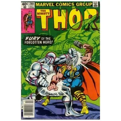 Buy Thor (1966 Series) #288 Newsstand In VF Minus Condition. Marvel Comics [x] • 7.17£