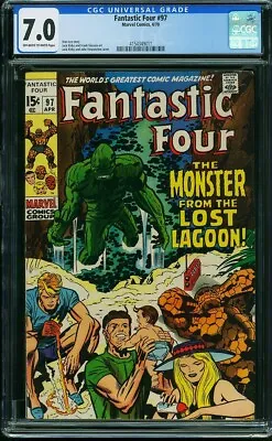 Buy FANTASTIC FOUR  # 97 Awesome Cover! CGC 7.0 NICE!     4154349011 • 41.89£
