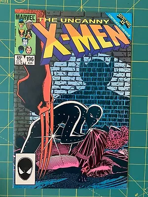 Buy Uncanny X-Men #196 - Aug 1985 - Vol.1 - Direct Edition - Minor Key - (8274) • 6.36£