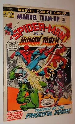 Buy Marvel Team Up #3 Spider-man Human Torch 3rd Morbius Ross Andru 9.0 1972 Key • 69.15£