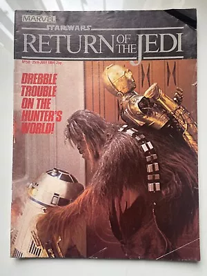 Buy Star Wars Weekly Return Of The Jedi No.58 Marvel Comic UK. • 1.75£