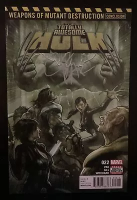 Buy Totally Awesome Hulk #22 1st Appearance Of Weapon H High Grade Signed Greg Pak • 59.94£