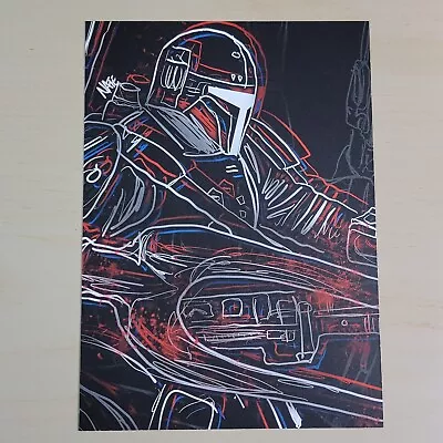 Buy The Madalorian Star Wars Art Print Nate Johnson ComicTom101 MMC October 2022 • 7.67£