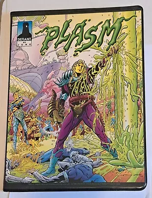 Buy 1993 Defiant Comics: Plasm #0 Premier Edition : Comic And Card Set In Binder • 17.61£