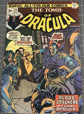 Buy Tomb Of Dracula (1972 Marvel Comics) #25 1st App Hannibal King MVSIntactUK 🇬🇧 • 21.65£