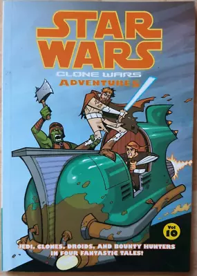 Buy Star Wars The Clone Wars Adventures Volume 10 TPB Paperback Digest Graphic Novel • 4£