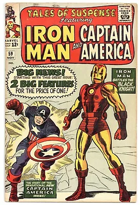 Buy Tales Of Suspense   # 59    VERY GOOD     Nov.  1964    Iron Man & Capt. America • 122.91£