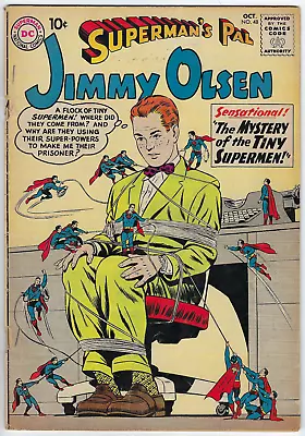 Buy Superman's Pal Jimmy Olsen 48 1960 G/VG 3.0 Swan 1st Superman Emergency Squad • 12.78£